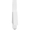 Ekena Millwork Eugene Architectural Grade PVC Gable Bracket, 36"W x 12"H x 2"D x 6"F, 8/12 Pitch GBP036X12X0206EUG00 - alternate 5